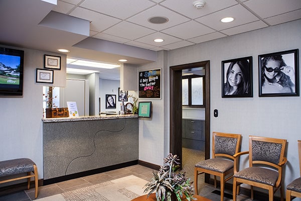 Waiting area Before and after Arpino Orthodontics in Libertyville, IL